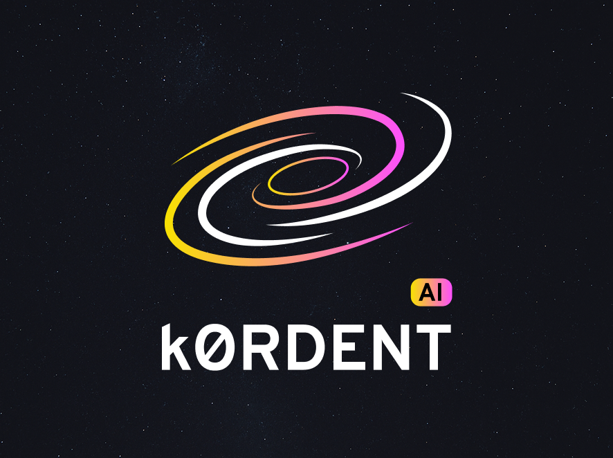 An image of the k0rdent AI logo on a dark background.