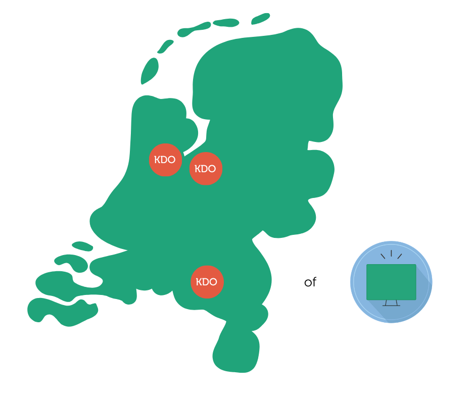 KDO GLI locaties