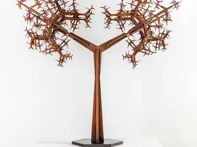CORTEN Fractal Tree