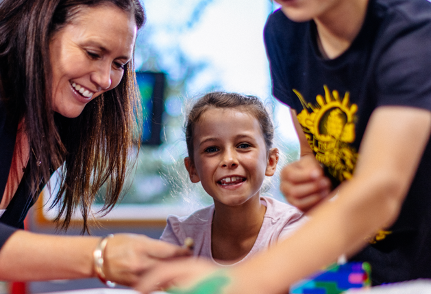 Children in Brick Club