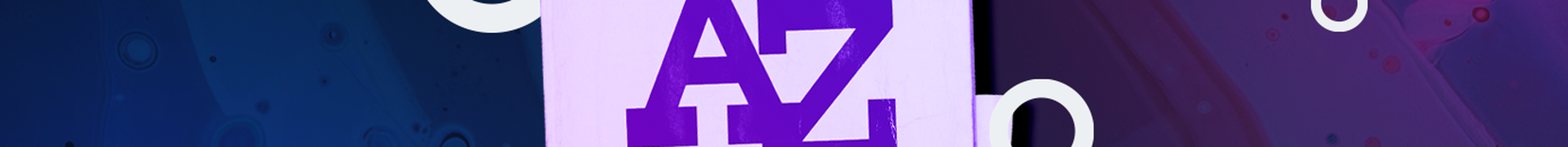 London A-Z map booklet on neon background