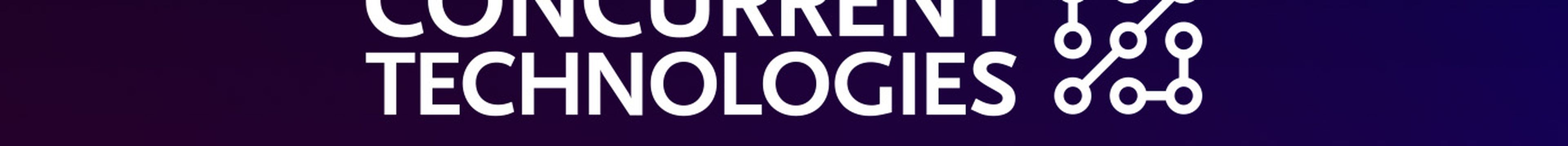 Concurrent Technologies Logo on Dark Background