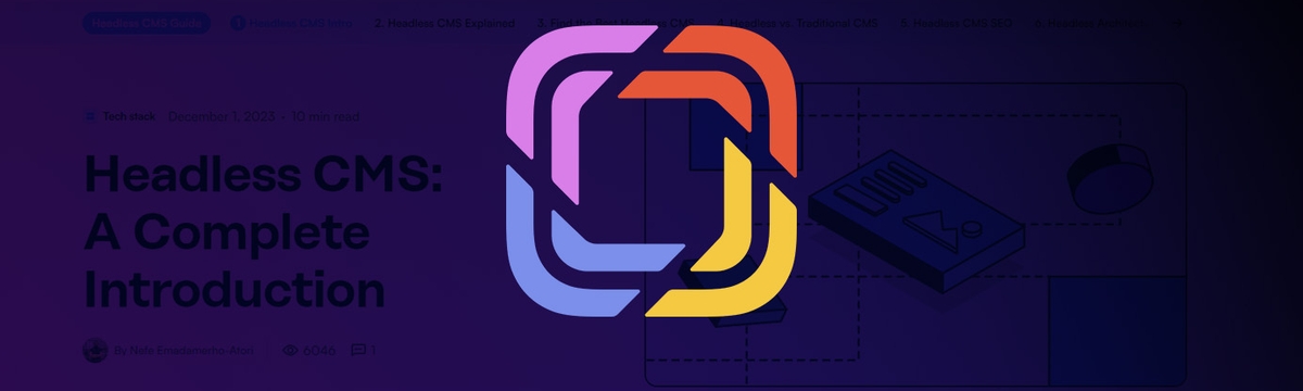 Prismic.io logo on a purple background