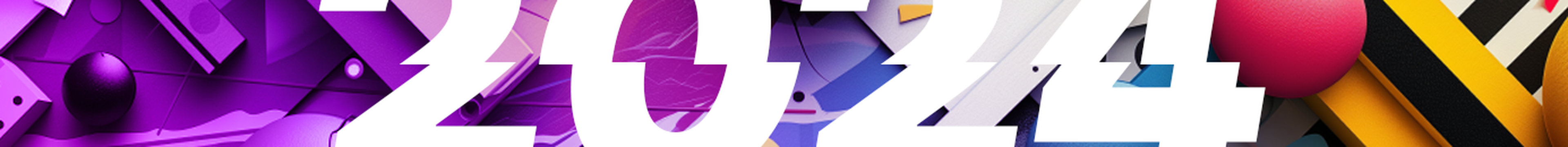 A colourful background with the words 2024 on it.