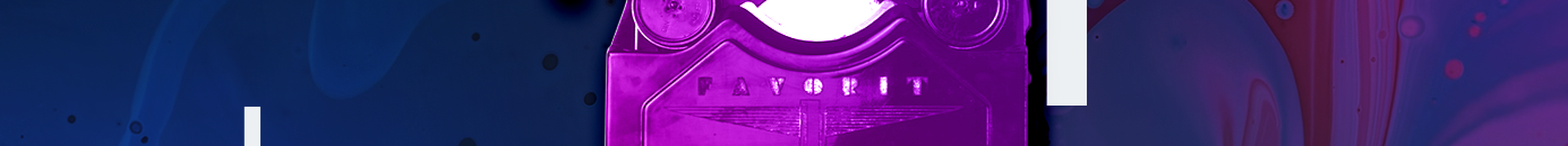 Old-fashioned typewriter on neon background.
