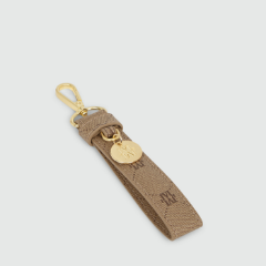 Shop gifts accessoires bruine sleutelhanger met logo