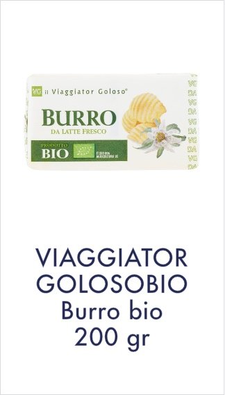 Burro bio Viaggiator goloso