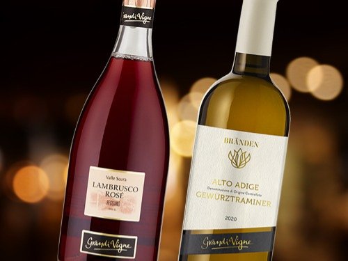 Vini Gewurtztraminer e Lambrusco rosé