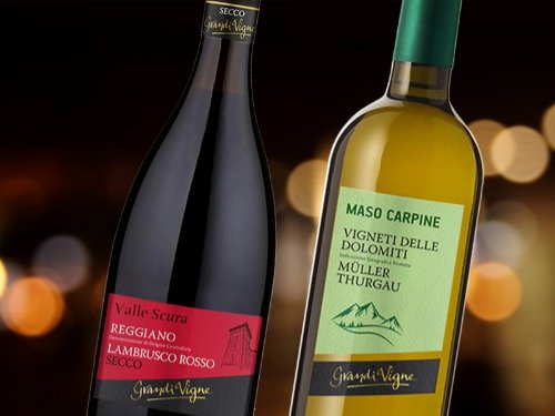 Vini Müller Thurgau e Lambrusco reggiano