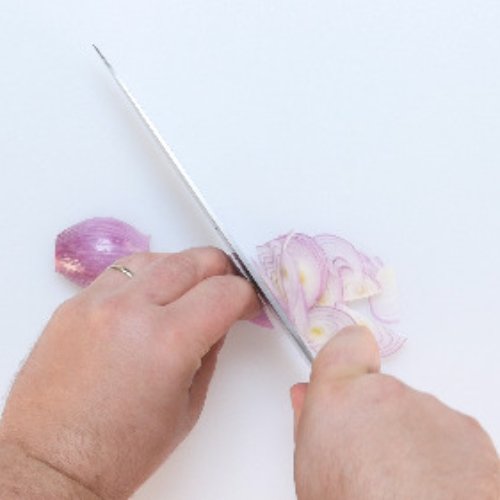 Preparazione Vellutata di zucchine, stracciatella e mazzancolle arrostite 01