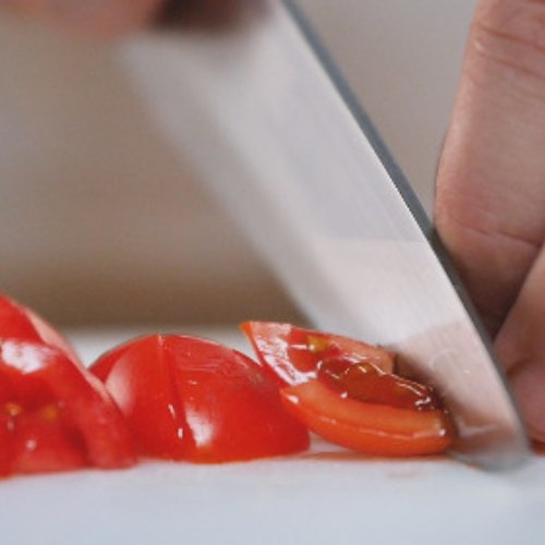 Preparazione Spiedino di pesce spada melanzana e pomodorini 02