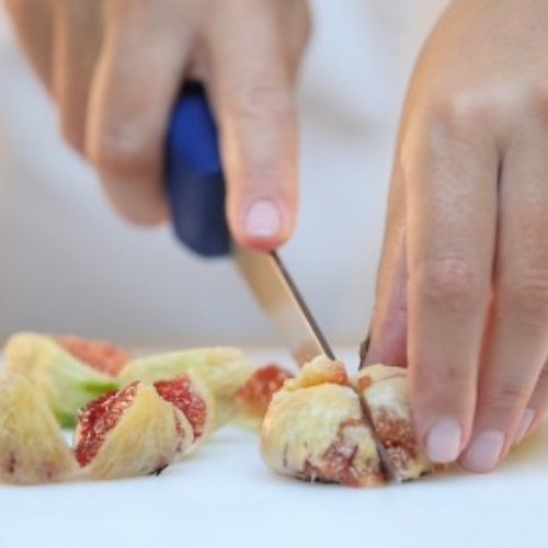 Preparazione Risotto pecorino, fichi e mandorle 01