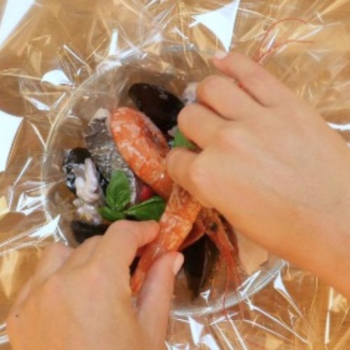 Preparazione Cartoccio di mare 01