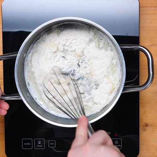 Preparazione Zeppole al forno con crema al mascarpone 01