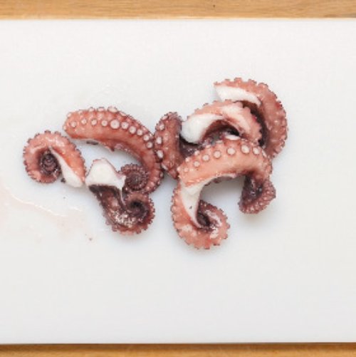 Preparazione Pappa al pomodoro con polpo bollito 04