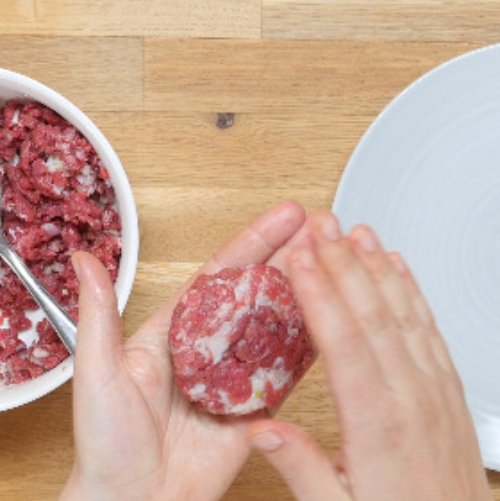 Preparazione Hamburger di manzo e maionese alla paprika 04