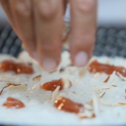 Preparazione Risotto pecorino, fichi e mandorle 08