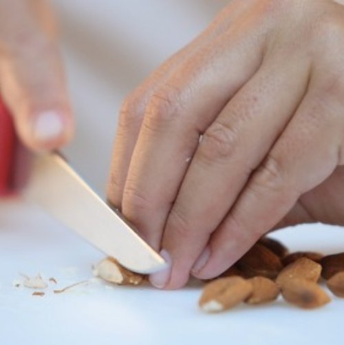 Preparazione Risotto pecorino, fichi e mandorle 02