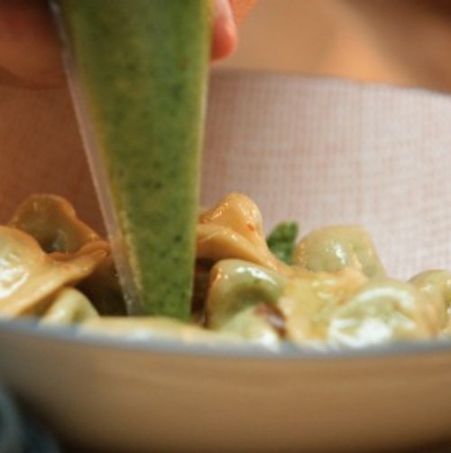 Preparazione Ravioli broccoli e acciughe 08