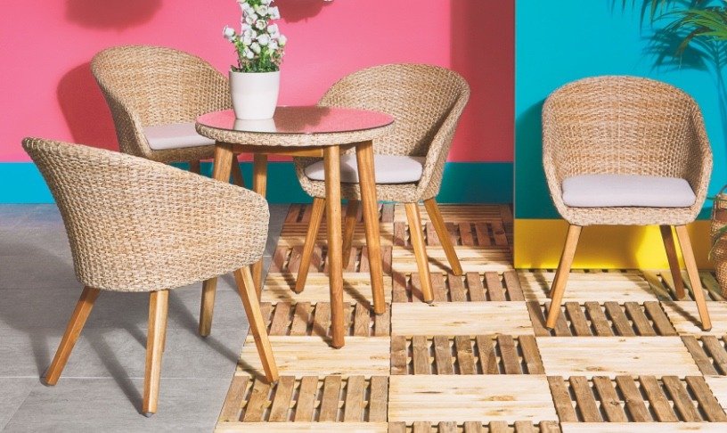 Arredo giardino in rattan 2