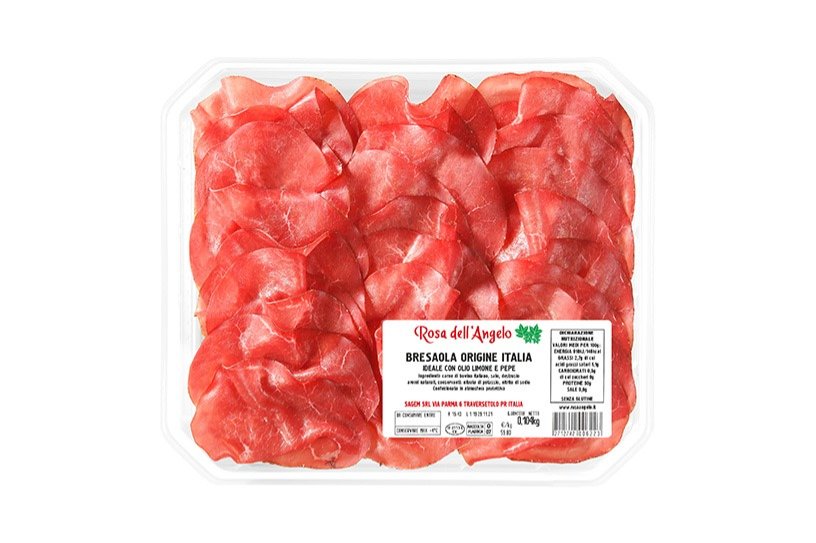 Bresaola affettata confezionata