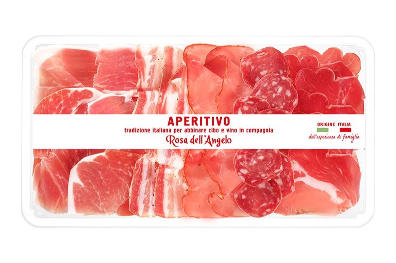 Salumi aperitivo affettato e confezionato