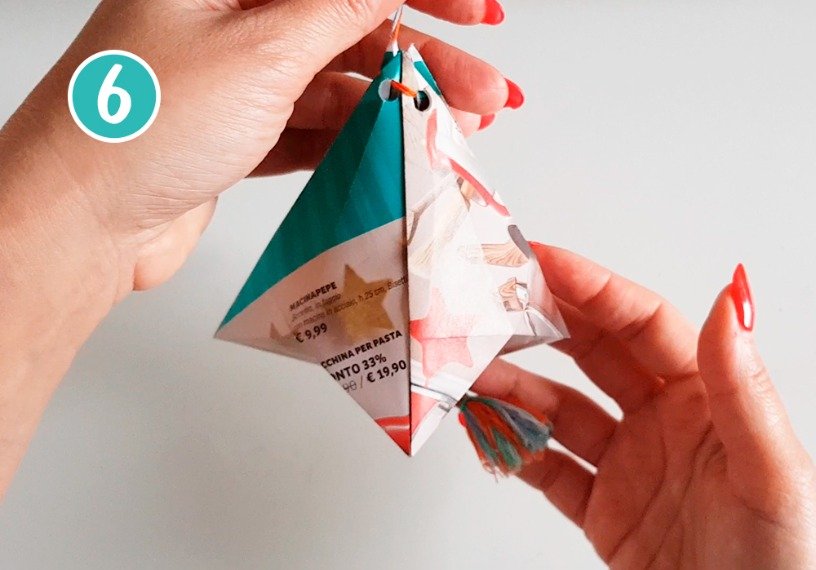 Procedimento Addobbi natalizi con nappina 06