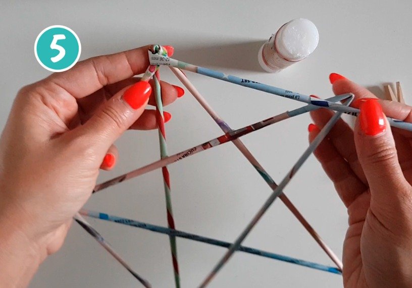 Procedimento Centrotavola a stella 05