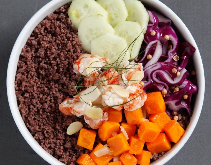Cous cous Bowl di riso Venere