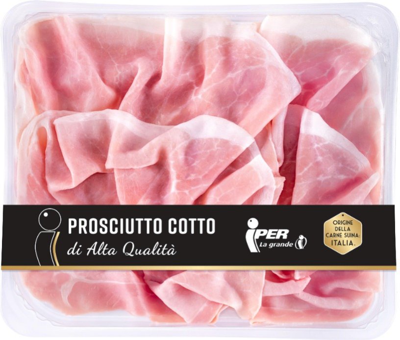 Prosciutto cotto Alta qualità Iper confezione