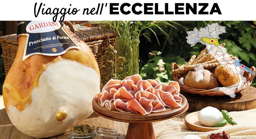 Eccellenze gastronomiche Emilia Romagna e Puglia