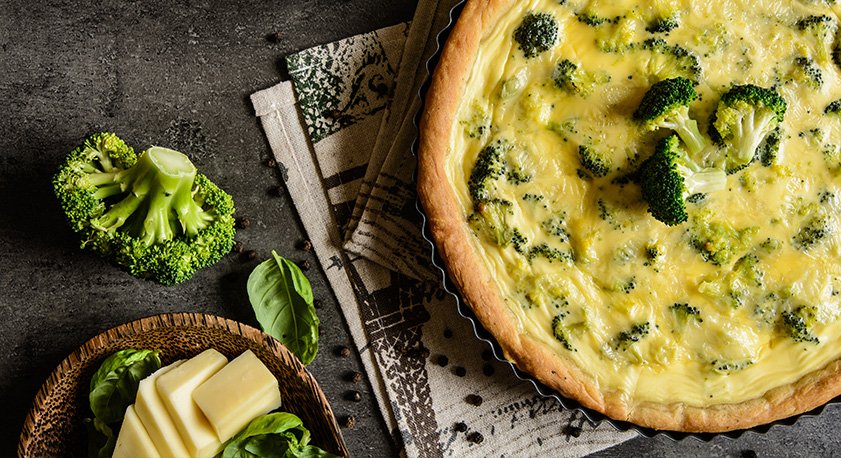 Torta salata con broccoli