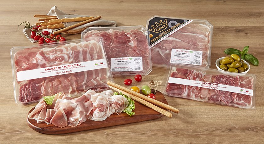 Salumi affettati e confezionati