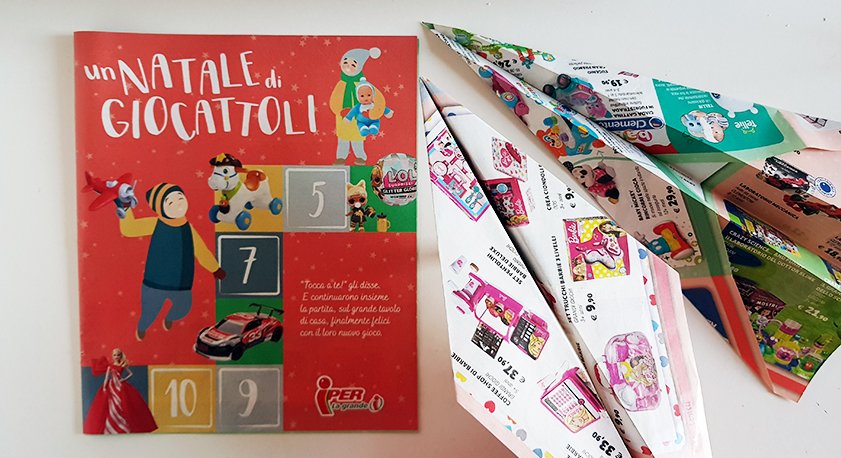 Riciclo creativo Aeroplanini di carta