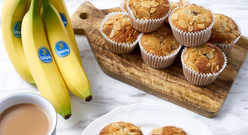 Muffin alle banane e noci