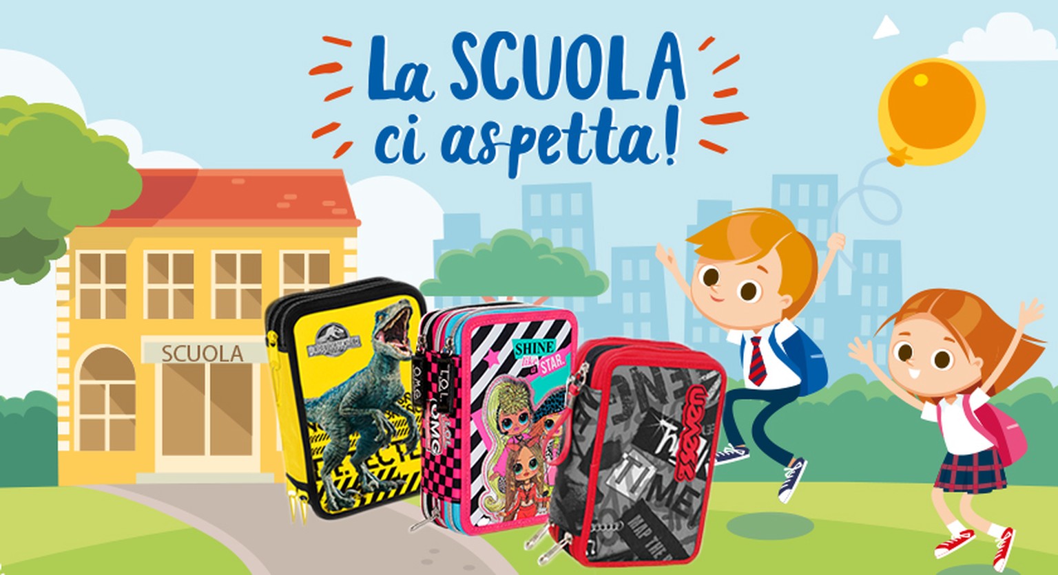 Grafica La scuola ci aspetta - astucci