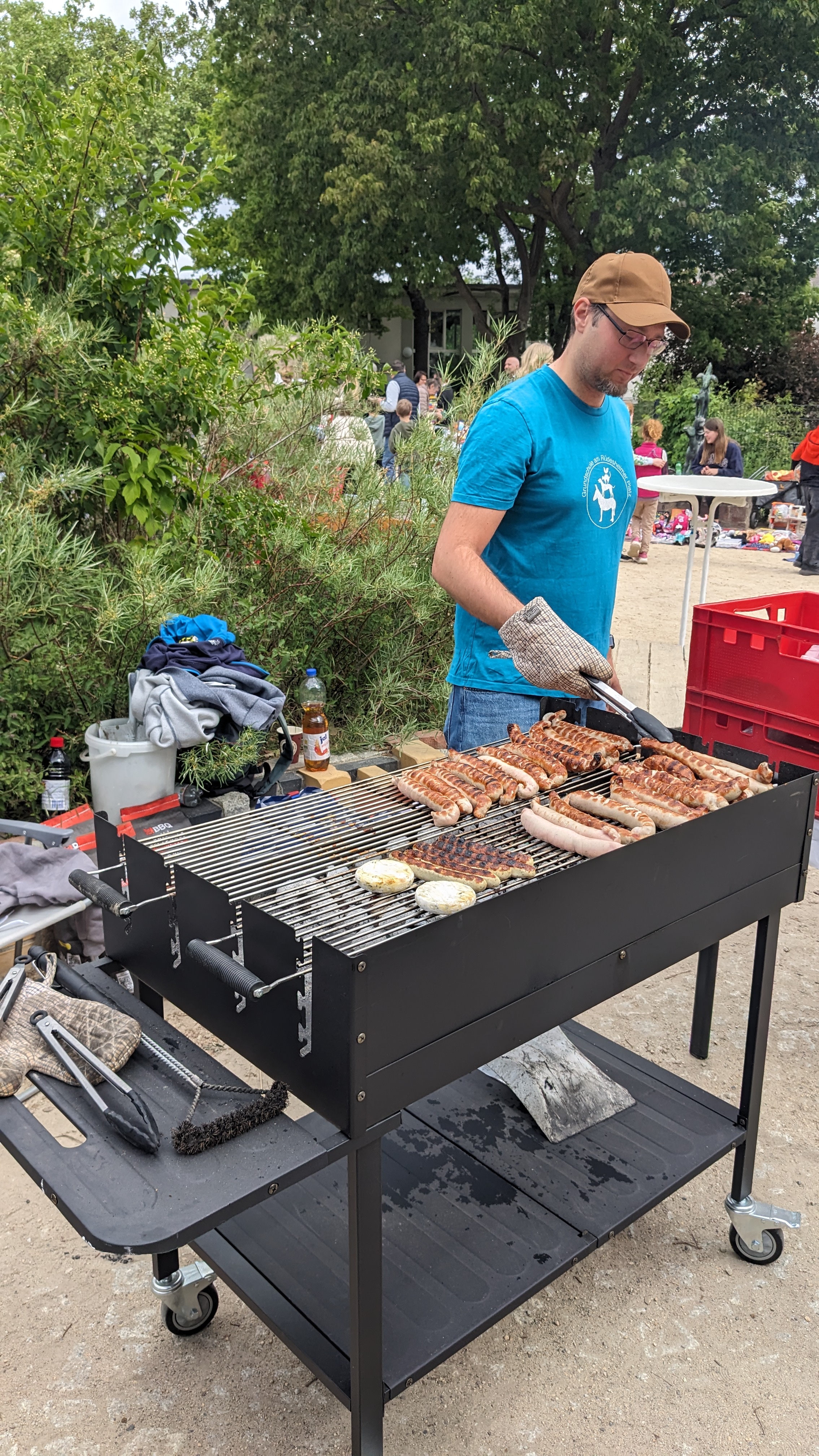 Neuer Grill für den Förderverein