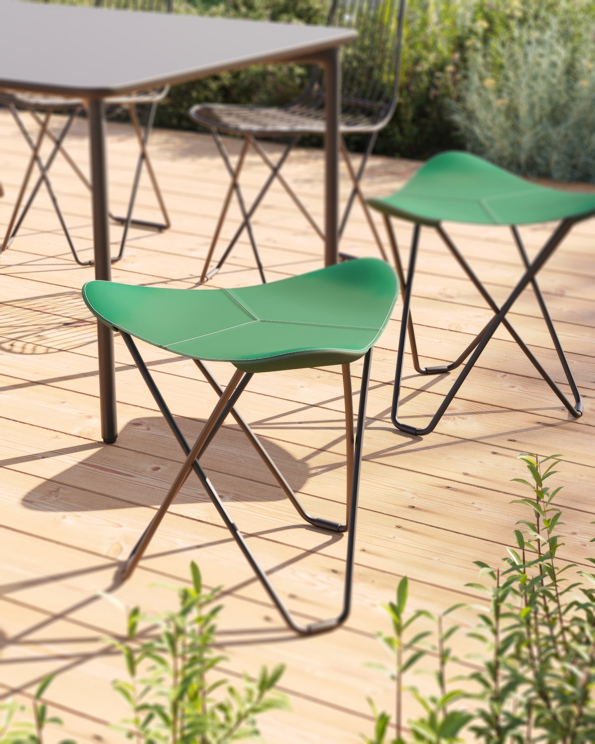 超美品】CUERO BKF FLYING GOOSE スツール