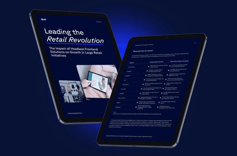 Tablet mit dem geöffneten Whitepaper