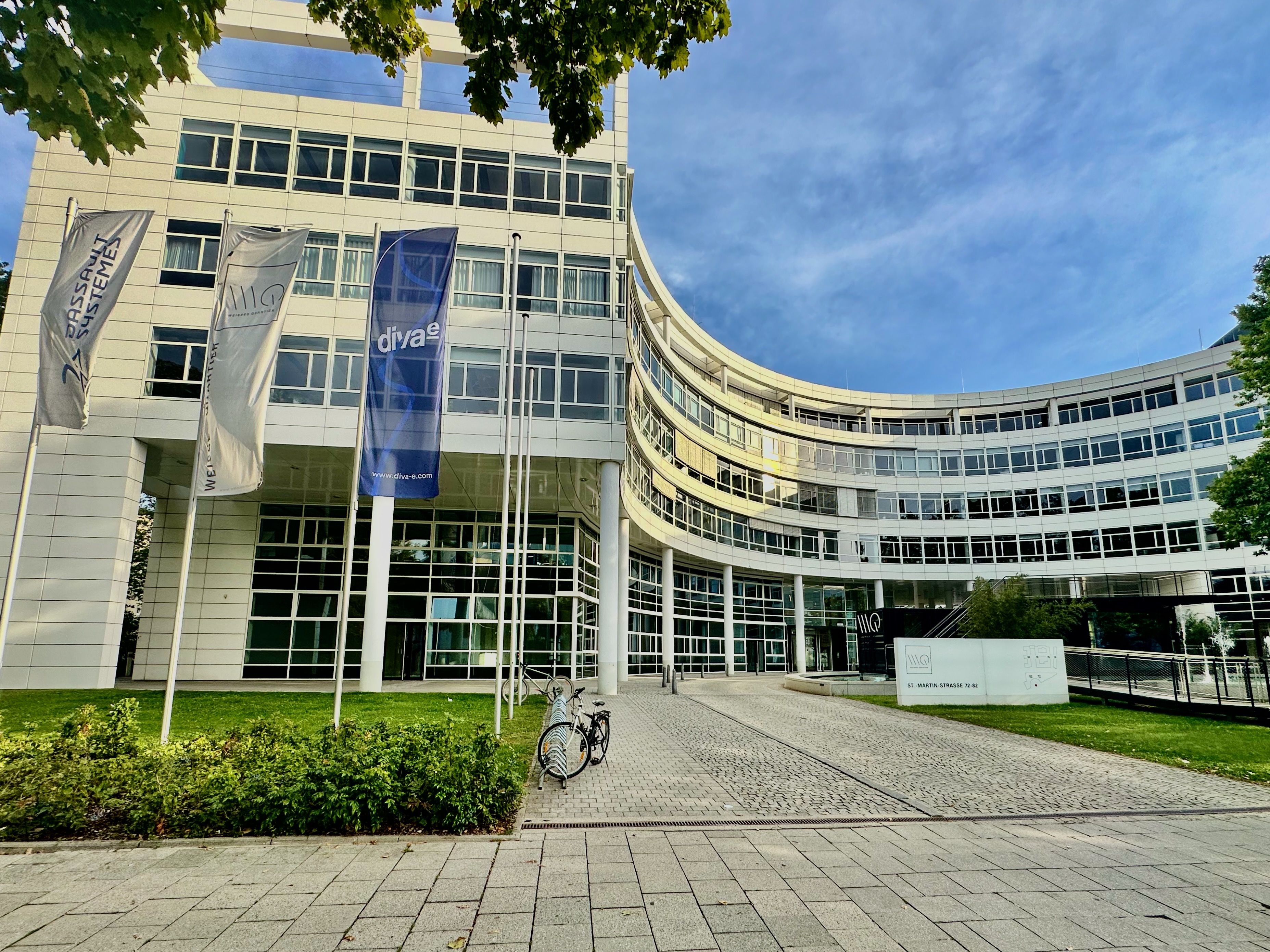 Bild von der Außenansicht des Münchner Büros