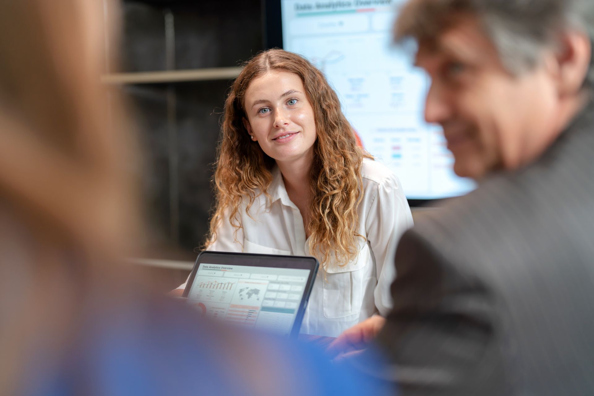 Woman in Business Meeting