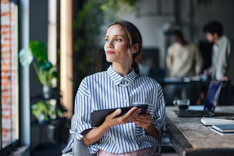 Woman in the office