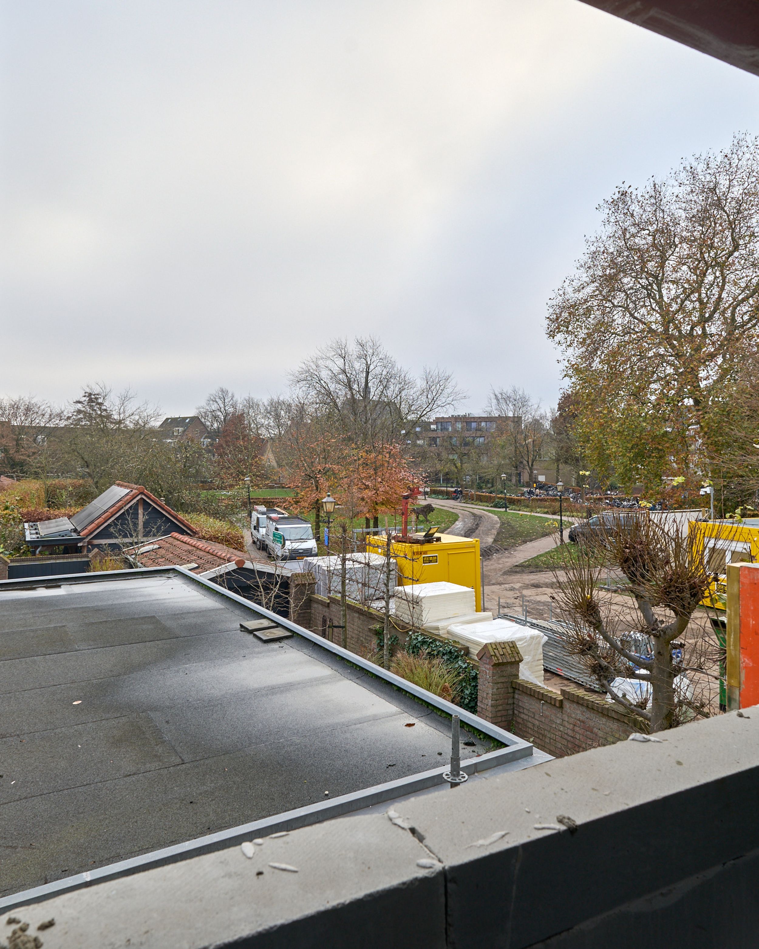 1e verdieping & steigers