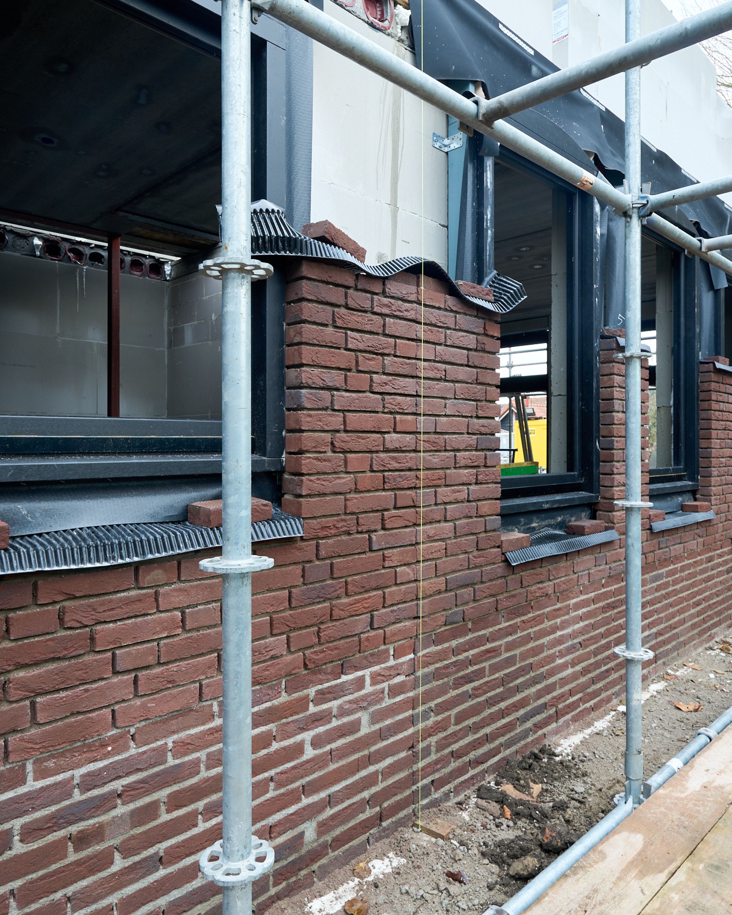 1e verdieping & steigers