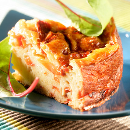 clafoutis-aux-poivrons-et-au-chevre - Mathon