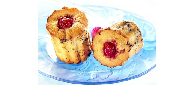 mini-cakes-aux-framboises - Mathon