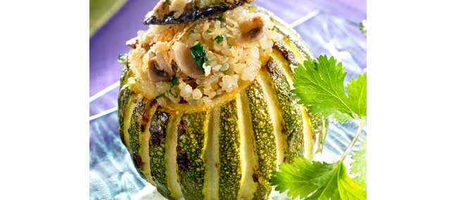 courgettes-farcies-au-quinoa-coriandre - Mathon