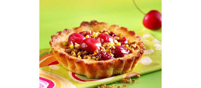 tartelettes-cerises-pistaches - Mathon