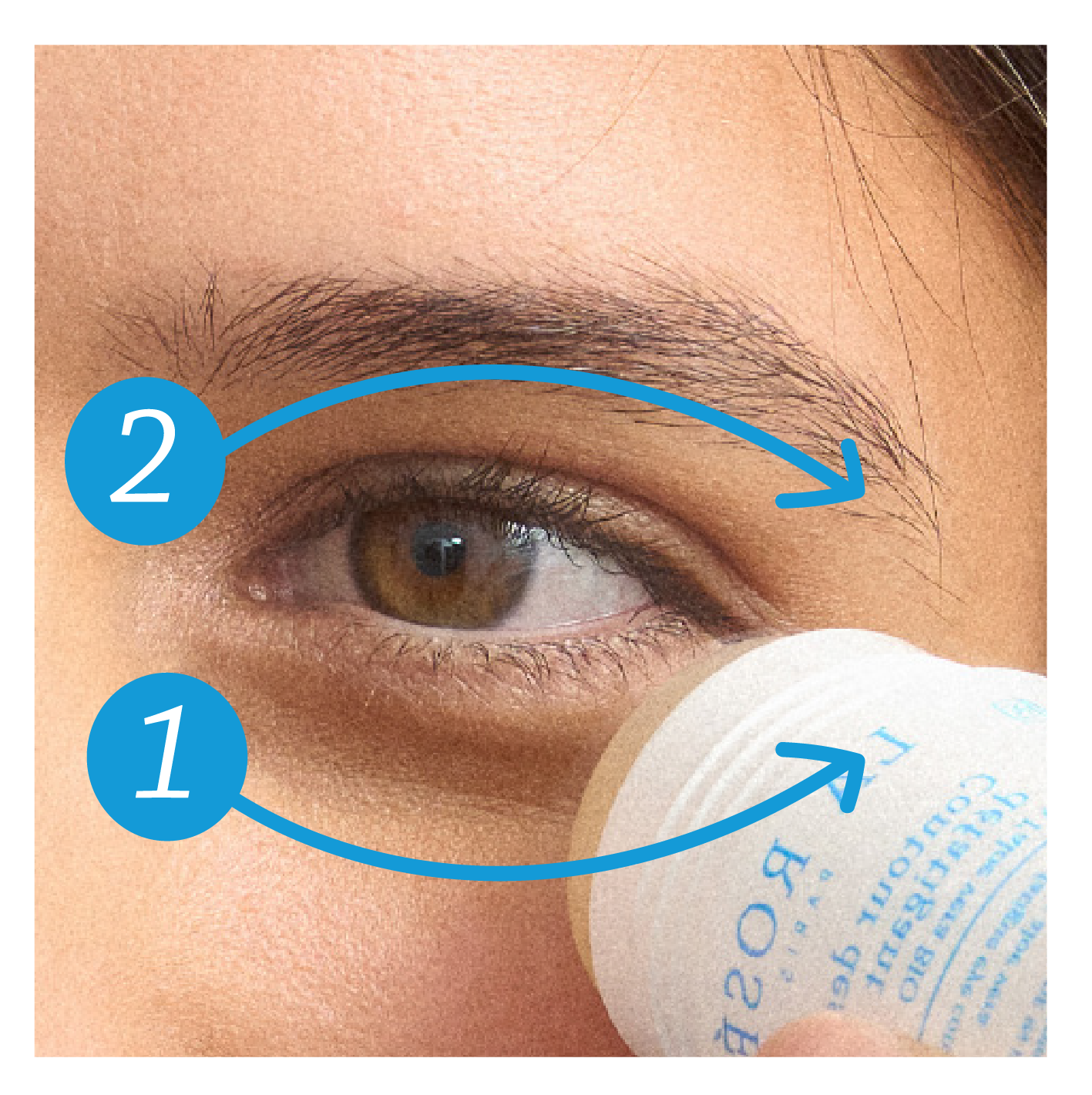 Application contour des yeux défatiguant - La Rosée