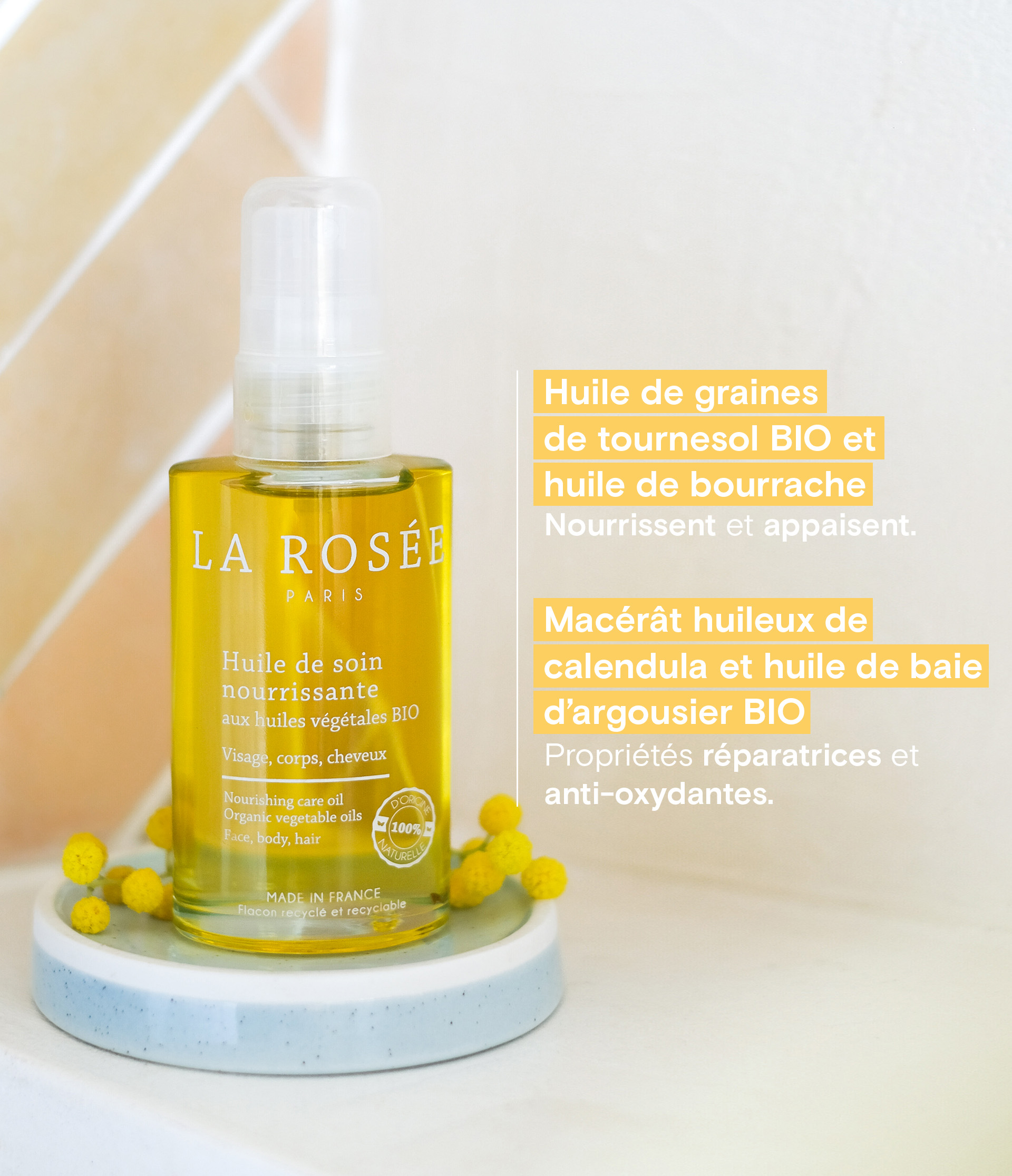 Nourishing Care Oil | La Rosée cosmétiques